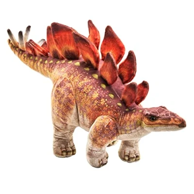 Image of Wild Republic Artist Collection, Dinosaur Stegosaurus, Gift for Kids, 15 inches, Plush Toy, Fill is Spun Recycled Water Bottles