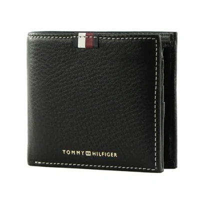 Image of Tommy Hilfiger TH Corp Leather Wallet Black One Size