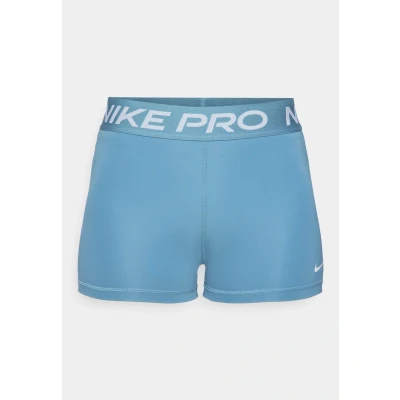 Image of Nike Performance Short Leggings, Women&#039;s, Size: Large, Smokey blue/white