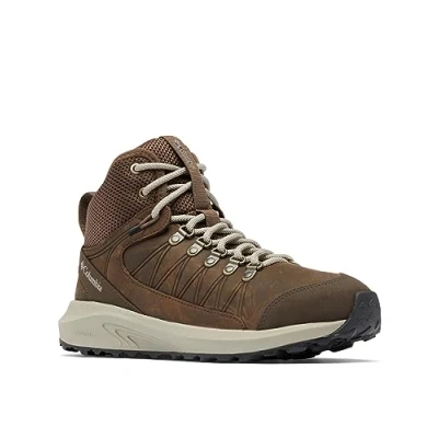 Image of Columbia TRAILSTORM CREST Mid Waterproof Women&#039;s Rise Trekking And Hiking Boots, Brown (Cordovan x Kettle), 5 UK