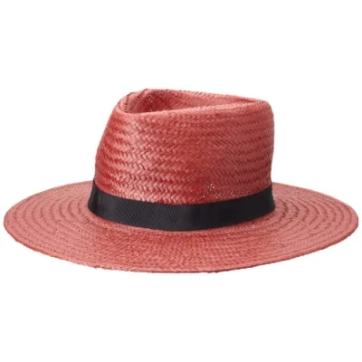 Image of Hurley Women&#039;s W Villa Straw Hat, Burgundy, One Size