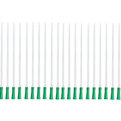 Image of 20 Pack Enema Nozzle Tips, 12.2&quot; Long, 12FR (4mm), Home Colonic Irrigation kit, Coffee Flushing Supplies Colon Tube, Flexible Silicone Comfort Head—Green
