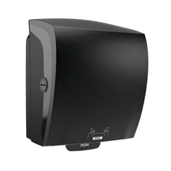 Image of Katrin Plastic Dispenser For System Paper Towel Roll Black 82070