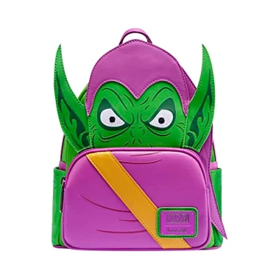 Image of Loungefly Marvel Green Goblin Backpack Comics Amazon Exclusive Cute Collectable Bag Gift Idea Official Merchandise for Boys, Girls Men and Women Comic Books Fans