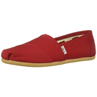 Image of TOMS WOMEN ALPARGATA Red Canvas UK4