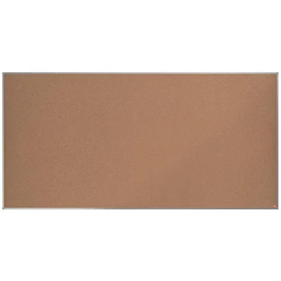 Image of Nobo Cork Noticeboard, 2400 x 1200 mm, Aluminium Trim, Corner Wall Mounting, Essence Range, Light Brown, 1915348
