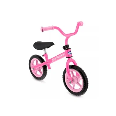 Image of Chicco Pink Arrow Balance Bike First Bike, Anti Puncture Wheels, up to 25kg, 18 months +