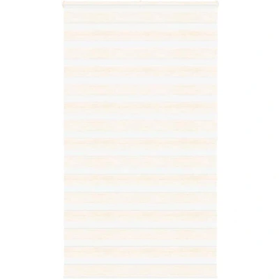 Image of vidaXL Zebra Blind Marble Beige 130x200 cm Fabric Width 125.9 Polyester