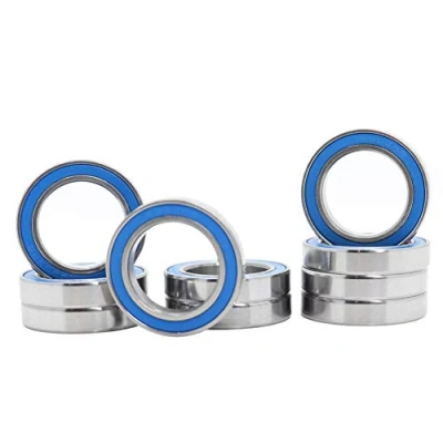 Image of 6803RS Ball Bearing 17x26x5mm,17x26 ABEC 3 Blue Rubber Sealed Precision Bearings (Pick of 10pcs)