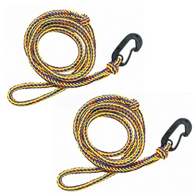 Image of Kwik Tek PWCD 2 PWC Dock Lines With Snap Hooks Pack