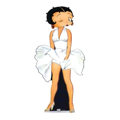 Image of Star Cutouts Cut Out of Betty Boop 7 Year Itch