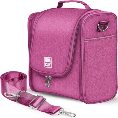 Image of BOACAY Extra Large Hanging Travel Toiletry Bag for Women &amp; Men, Makeup Bag, Shower Wash Organiser Cosmetics, Essentials, Accessories