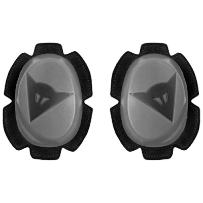 Image of Dainese Pista Knee Slider, Polyurethane Motorbike Pads, Smooth Contact with Track and Asphalt, Motorcycle Slider Velcro Closure, Anthracite/Black