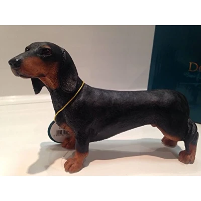 Image of lesser and pavey LP29047 Figure Standing Dachshunds 1 Piece 14x5x9 cm Accessory, Black, h8cm