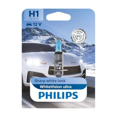 Image of 07090110, 1494060, 2143550 Light Bulbs PHILIPS 12258WVUB1 H1 12V 55W P14.5s Halogen FORD: FOCUS 3 Turnier, 2, 3, AUDI: A6 C6 Saloon