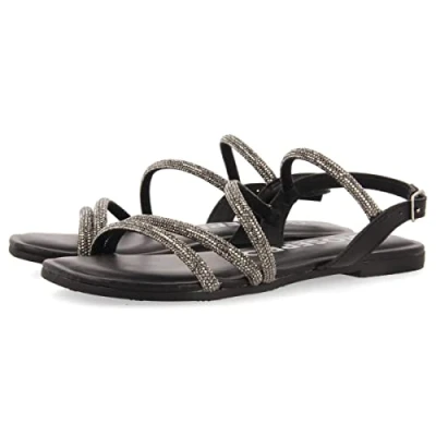 Image of GIOSEPPO Women&#039;s Jeceaba Sandal, Black, 4.5 UK