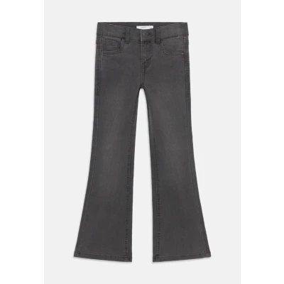 Image of Name it Nkfpolly Bootcut jeans for kids, Size: 8y, Dark grey denim