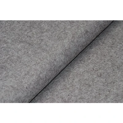 Image of Handicraft Wool/Viscose Felt Fabric Material Marl Grey V1, 1Mtr 100cm x 90cm