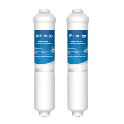 Image of Waterdrop DA29 10105J Replacement for Samsung® Fridge Water Filter, Filter HAFEX/EXP, DA2010CB, DA99 02131B, HAIER® LG® Inline (2)