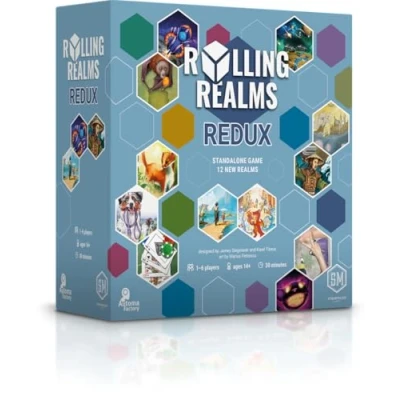 Image of Stonemaier Games Rolling Realms Redux Card Game Ages 14+ 1 6 Players 30 45 Minutes Playing Time