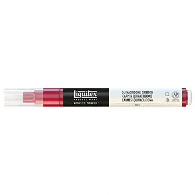 Image of Liquitex 2 4 mm Fine Nib Paint Marker Quinacridone Crimson