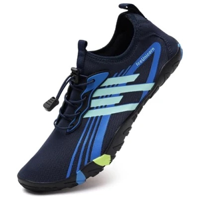 Image of Beach Swim Water Shoes Mens Womens Unisex Barefoot Swimming Quick Dry Summer(D Nary, 5UK)