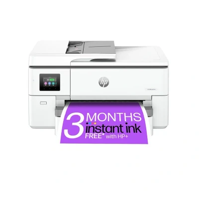 Image of HP OfficeJet Pro 9720e Wide Format All in One Printer Colour for Small Office Wireless Print, Scan, ADF Up To A3 3 Months Instant Ink Included Easy Setup Years Warranty