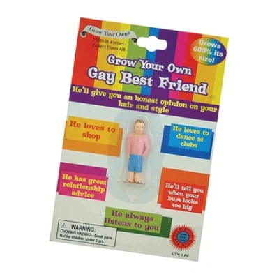 Image of Diabolical DP0372 Grow A Gay Best Friend Funny Secret Santa Gifts for Men, Joke Women, Pride