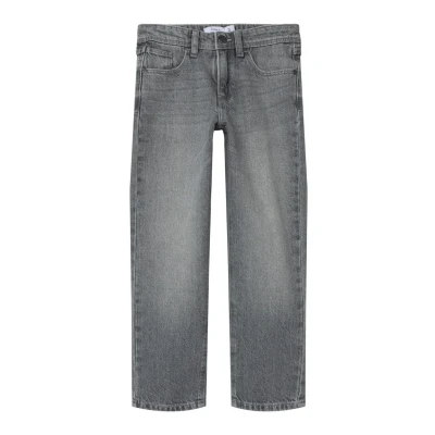 Image of Name it Nkmryan Straight leg jeans for kids, Size: 7y, Light grey denim