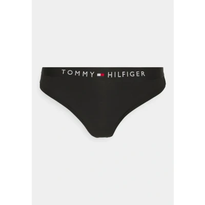 Image of Tommy Hilfiger Original Thong Thong, Women&#039;s, Size: 8, Black