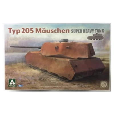 Image of TAKOM TAK2159 1:35 Typ 205 Mauschen Super Heavy Tank Model Military Kit