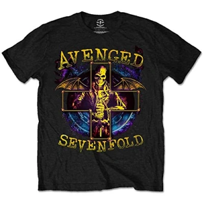 Image of Avenged Sevenfold Men&#039;s Stellar Short Sleeve T Shirt, Black, XX Large