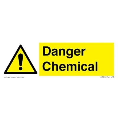 Image of Danger Chemical Sign 150x50mm L15