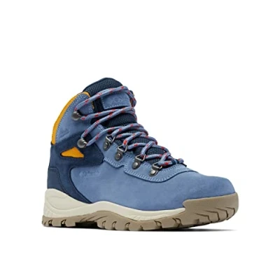 Image of Columbia Women&#039;s Newton Ridge Plus Waterproof Amped Hiking Shoe, Blue Dusk Admiral, 3.5 UK