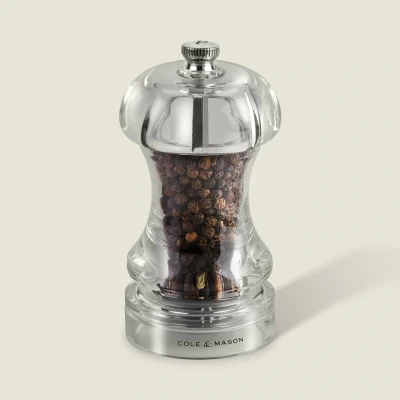 Image of Acrylic Capstan Mill Pepper / Clear 85mm