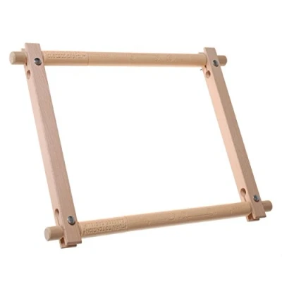 Image of Elbesee 22 x 22cm Easy Clip Frame 9&quot; 9&quot;, Wood, Brown, 32 23 3.5 cm