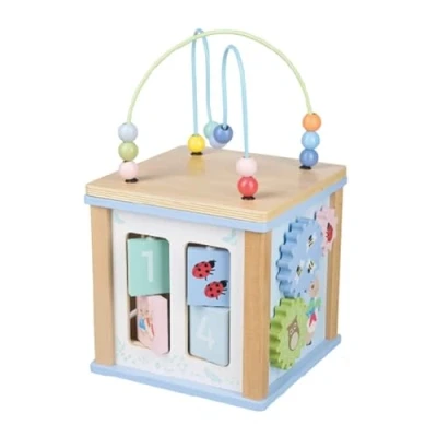 Image of Orange Tree Toys Peter Rabbit Activity Cube Wooden Toy (FSC®)