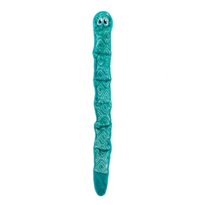 Image of Outward Hound Durablez Turquoise Snake Plush Dog Toy, XL