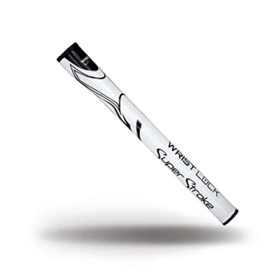 Image of SuperStroke Golf Zenergy Wrist Lock Putter Grip (White/Black)