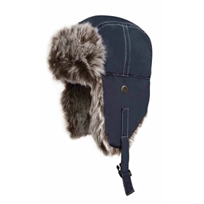 Image of Result Rc056 Classic Sherpa Hat Midnight Blue, Large