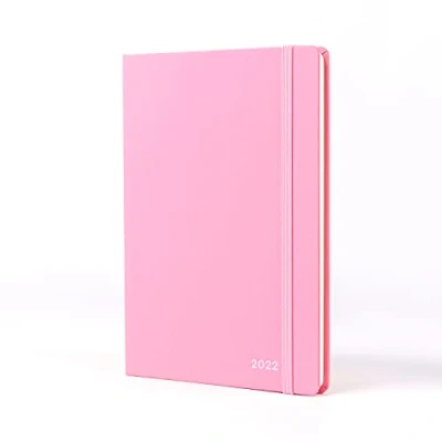 Image of Jumble &amp; Co Moodler A5 Week to View 2022 Diary Rose tinted Pink