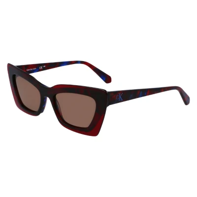 Image of Sunglasses Calvin klein Ckj23656s col. 602 Donna Cat eye Havana