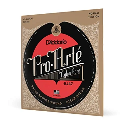 Image of D&#039;Addario Guitar Strings Pro Arte Classical EJ47 Nylon 80/20 Bronze Wound, Core Normal Tension