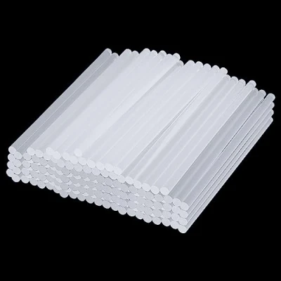 Image of KEILEOHO 150 PCS 7mm x 190mm Hot Glue Gun Sticks, 7.5 Inch Clear Mini Melt Adhesive Sticks for DIY Craft