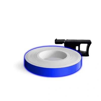 Image of Refractive Wheel Stripes with Applicator Tool 7 mm x 6 mt, Blue