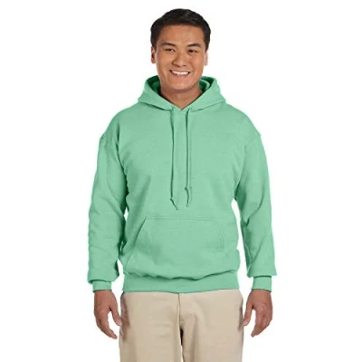 Image of Gildan Mens 7.75 Oz. Heavy Blend? 50/50 Hood (G185) Mint Green 2XL