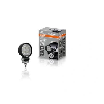 Image of OSRAM LEDriving® Round WL VX80 WD, LEDWL104 OFF ROAD LED work lights, 1350 lumens, up to 43 m long light beam, 12V/24V, Folding box (1 Lamp), Weiß