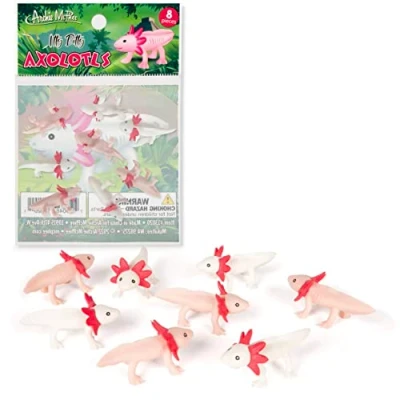 Image of Archie McPhee Itty Bitty Axolotls 8 Pack