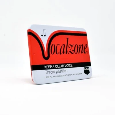 Image of Vocalzone Pocket Tin 1980s Musical Note Edition