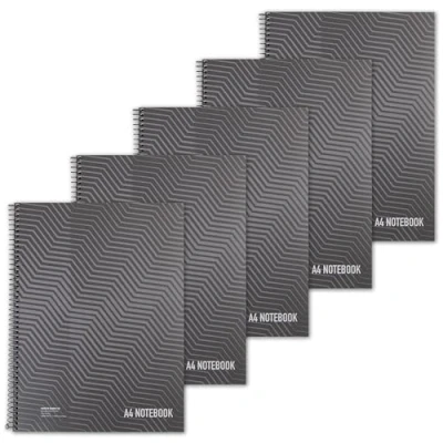 Image of Summit A4+ Recycled Notebook 8 mm ruled with Margin, 160 pages, 5 Pack